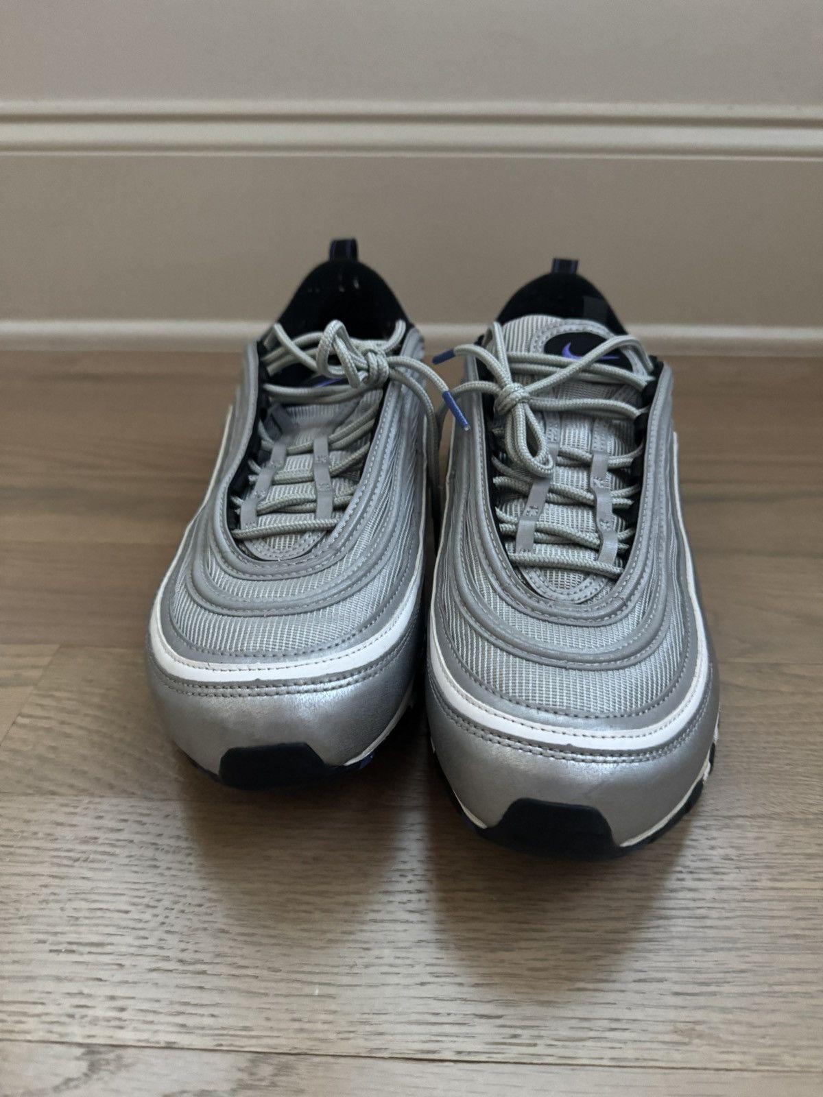 Nike Pre owned Silver and purple Nike air max 97 Size US 13 / EU 46 - 4 Thumbnail