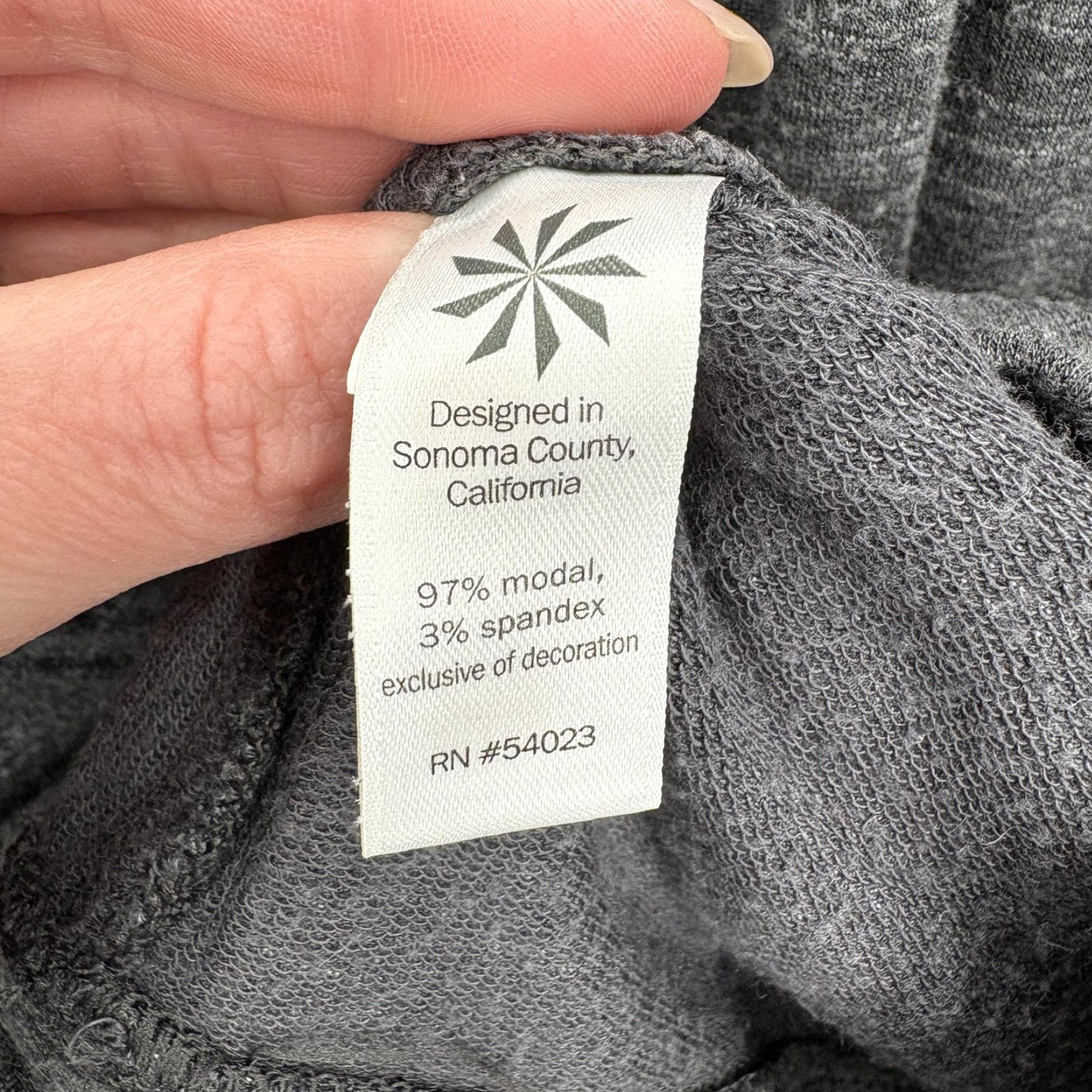 Athleta Athleta Sweatshirt Womens Small Gray Studio Cowl Neck Kangaroo Pocket Modal Size S / US 4 / IT 40 - 5 Thumbnail