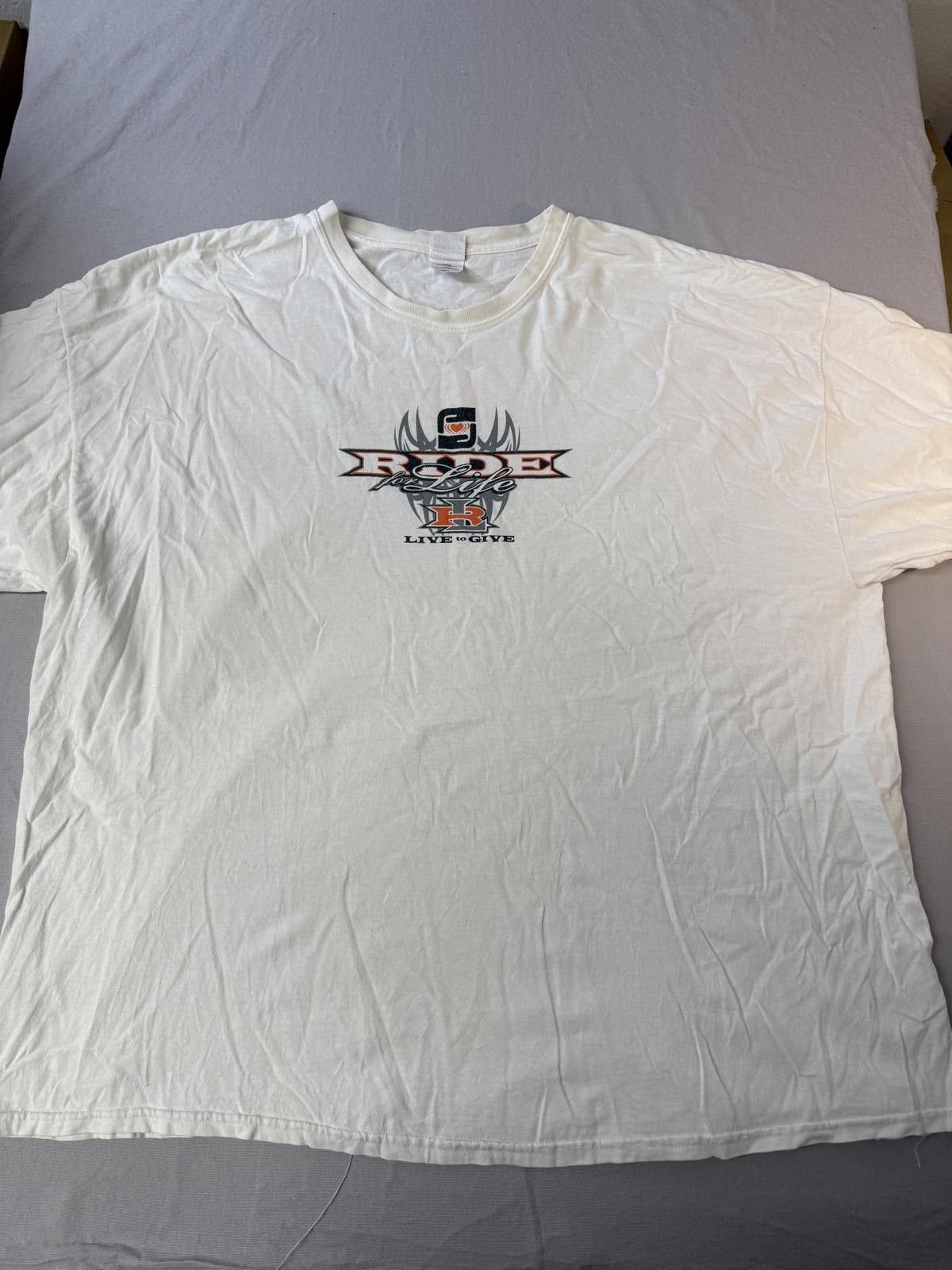 Gildan Y2K Biker Tribal T-shirt OBI Oklahoma Ride for Life XXXL Size US XXL / EU 58 / 5 - 1 Thumbnail