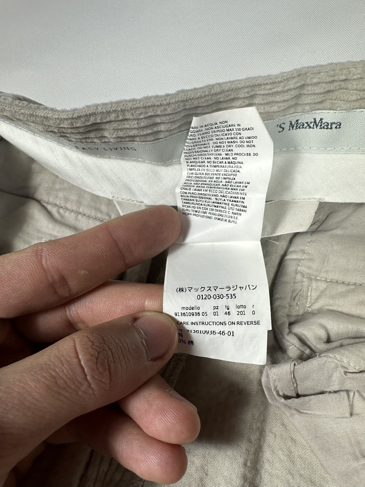 Max Mara S Max Mara Tania Corduroy Pants Size 32" / US 10 / IT 46 - 11 Thumbnail