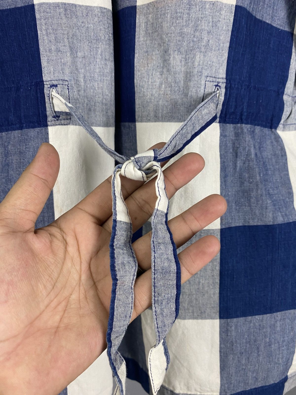 Hai Sporting Gear Vintage Hai Sporting Gear Checked Cotton Smock Jacket Size US M / EU 48-50 / 2 - 7 Thumbnail