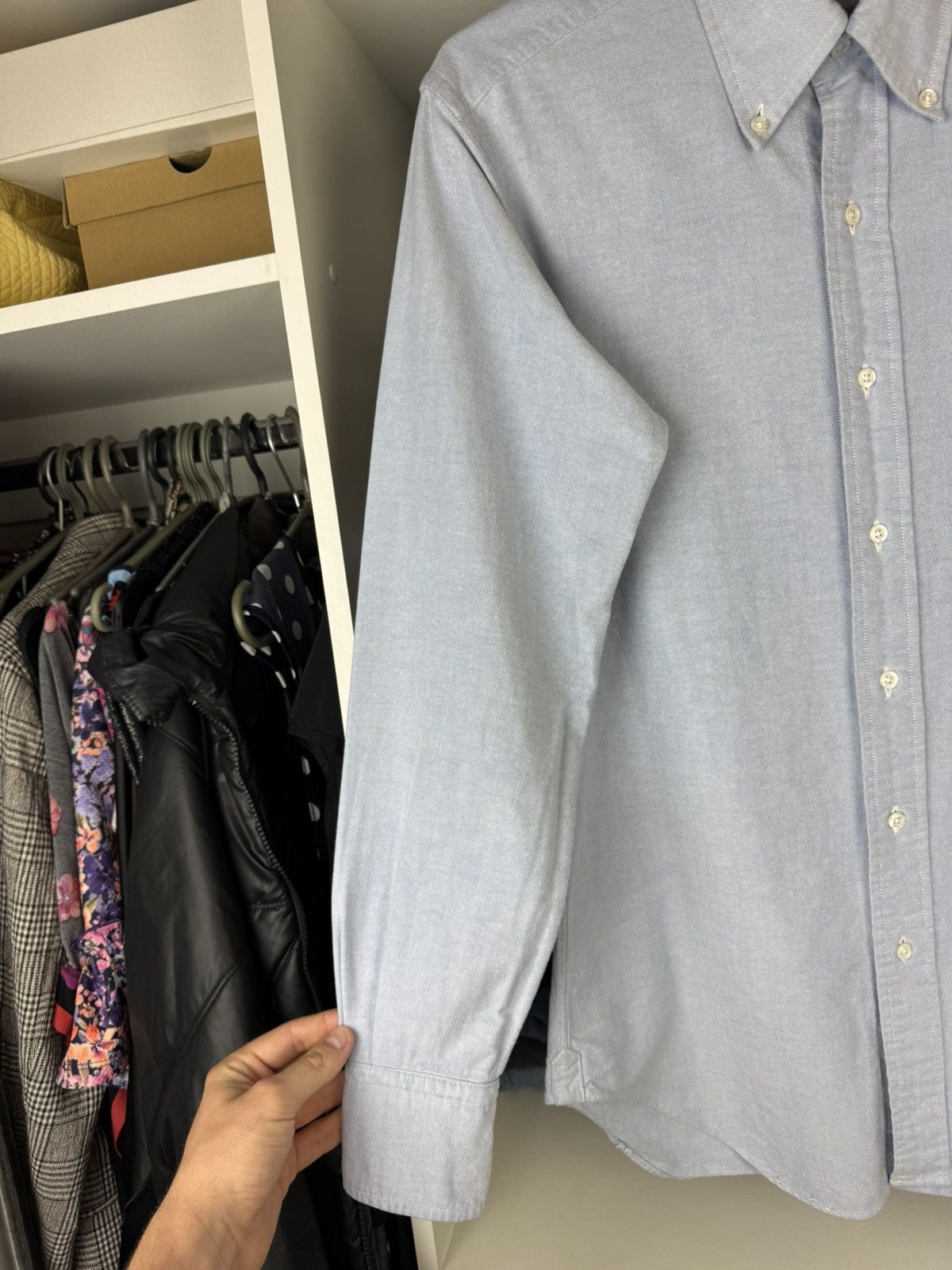 Thom Browne Button-Down Shirt Made in USA Long Sleeve Size 2