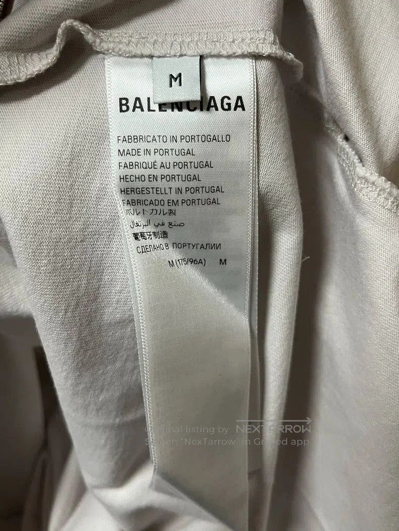Balenciaga Balenciaga FW23 CD Print White T-shirt. Size US M / EU 48-50 / 2 - 5 Thumbnail