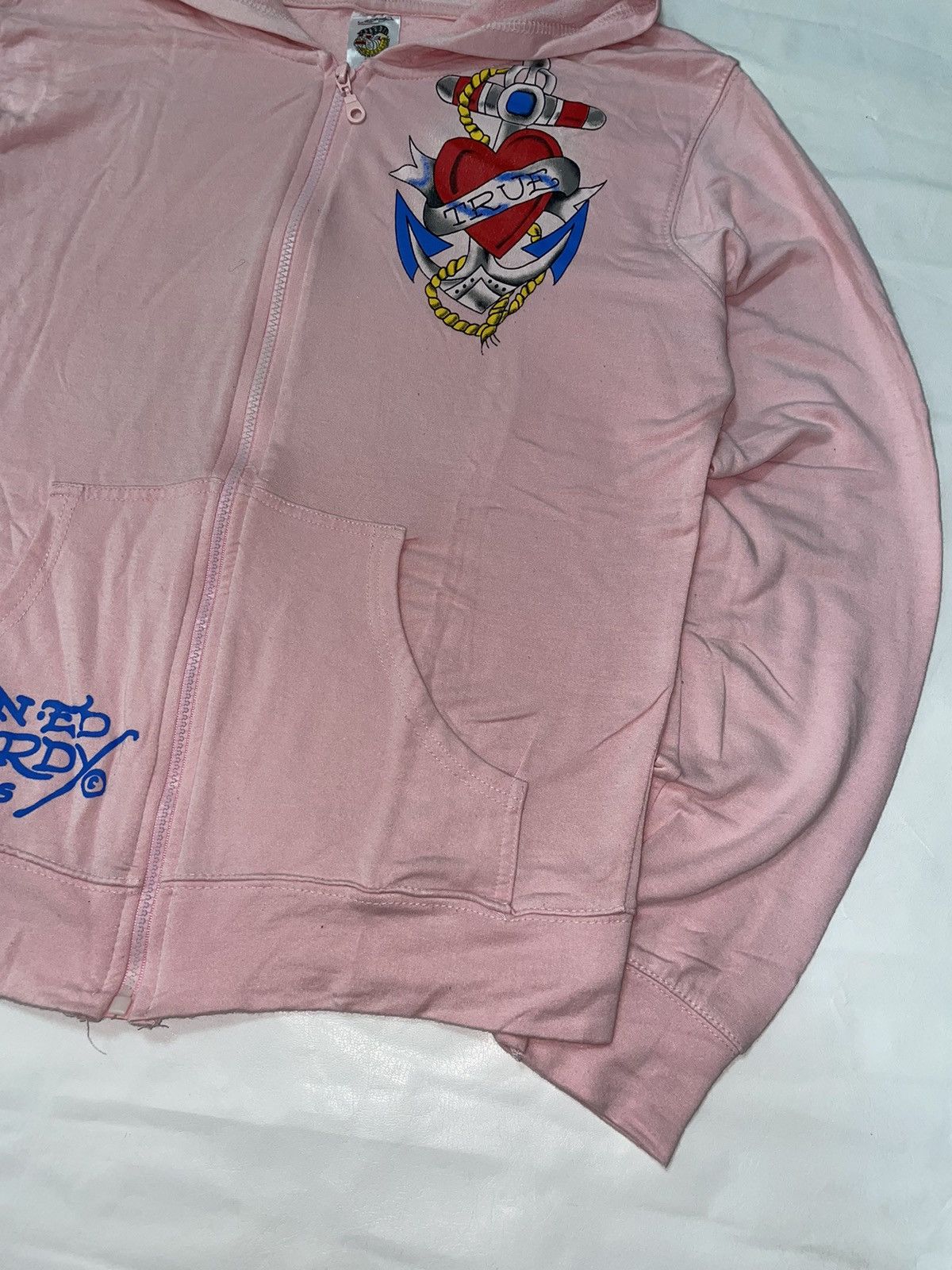 Ed Hardy × Japanese Brand Ed Hardy Japanese streetwear zip hoodie Size L / US 10 / IT 46 - 9 Thumbnail