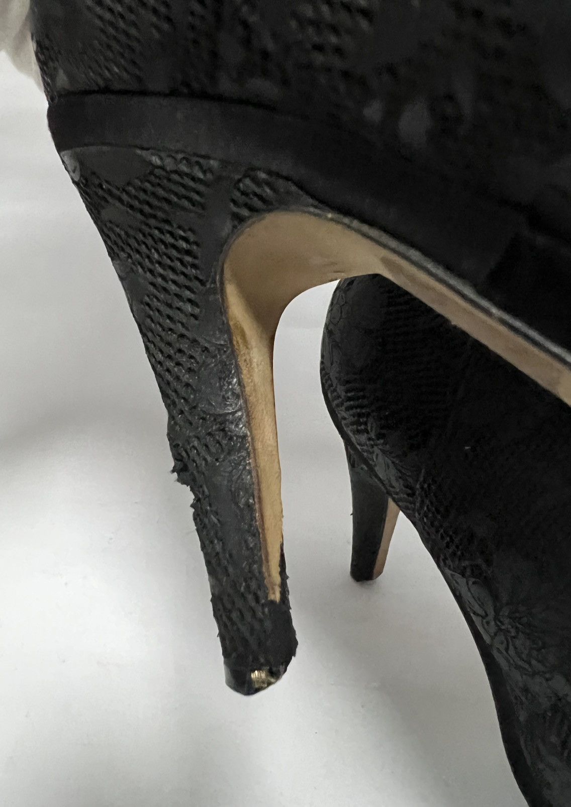 Chanel Chanel - Lace Coco Mark Open Toe Short Boots Size US 7.5 / IT 37.5 - 17 Thumbnail