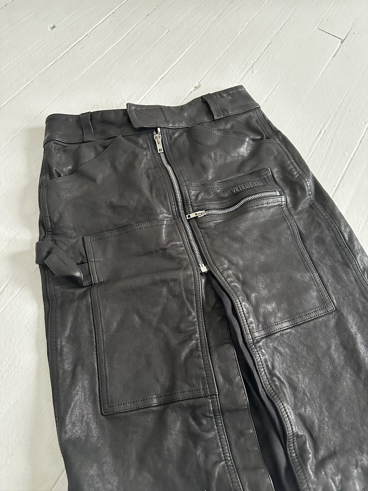 Vetements RARE Vetements 2018 Leather Cargo Skirt/Belt Bag Size 26" / US 2 / IT 38 - 3 Thumbnail