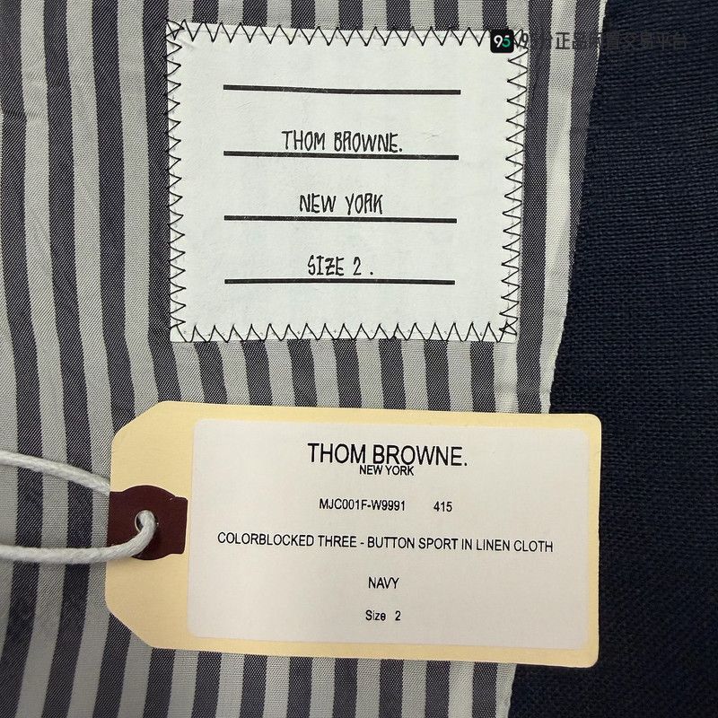 Thom Browne Patchwork Single-Breasted Classic Blazer in Black, Men's