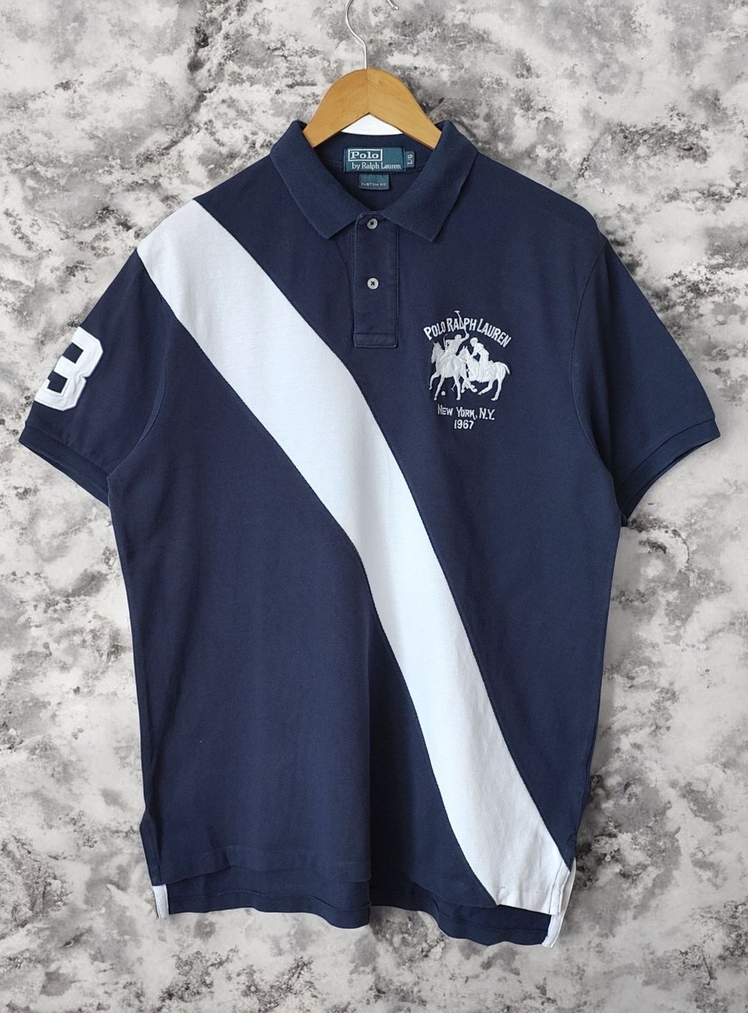 Polo Ralph Lauren Ralph Lauren Polo Big Team Pony Navy Polo Chief Keef look Size US L / EU 52-54 / 3 - 1 Thumbnail