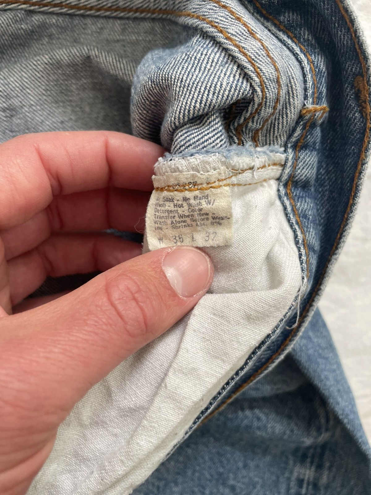 Levi's × Levi's Vintage Clothing 1970s Levis selvedge 501 Size US 32 / EU 48 - 5 Thumbnail