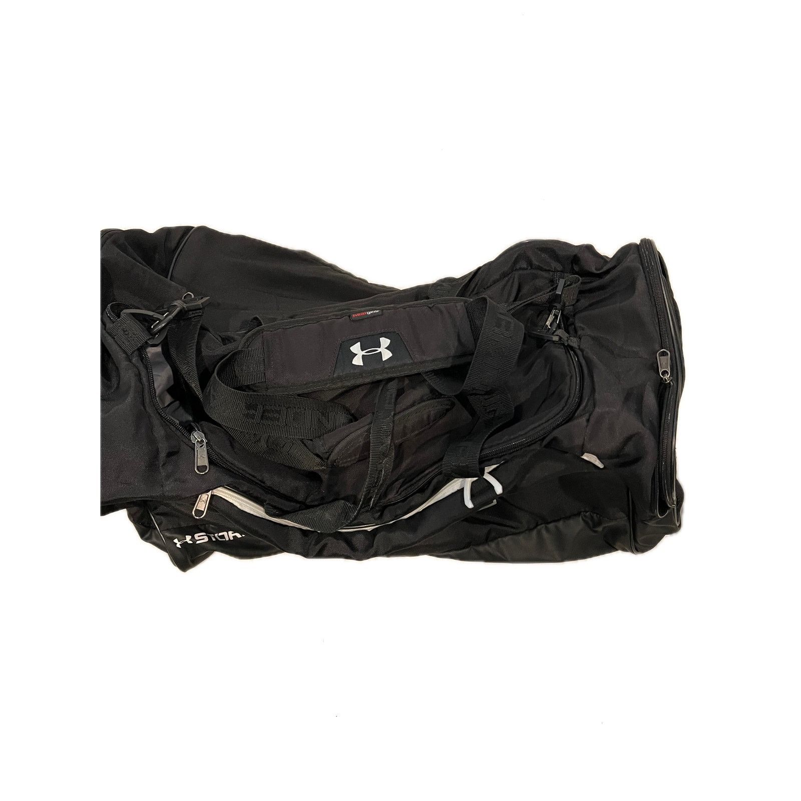 Under Armour UA Undeniable 5.0 Medium Duffle Bag Black White Size ONE SIZE - 2 Thumbnail