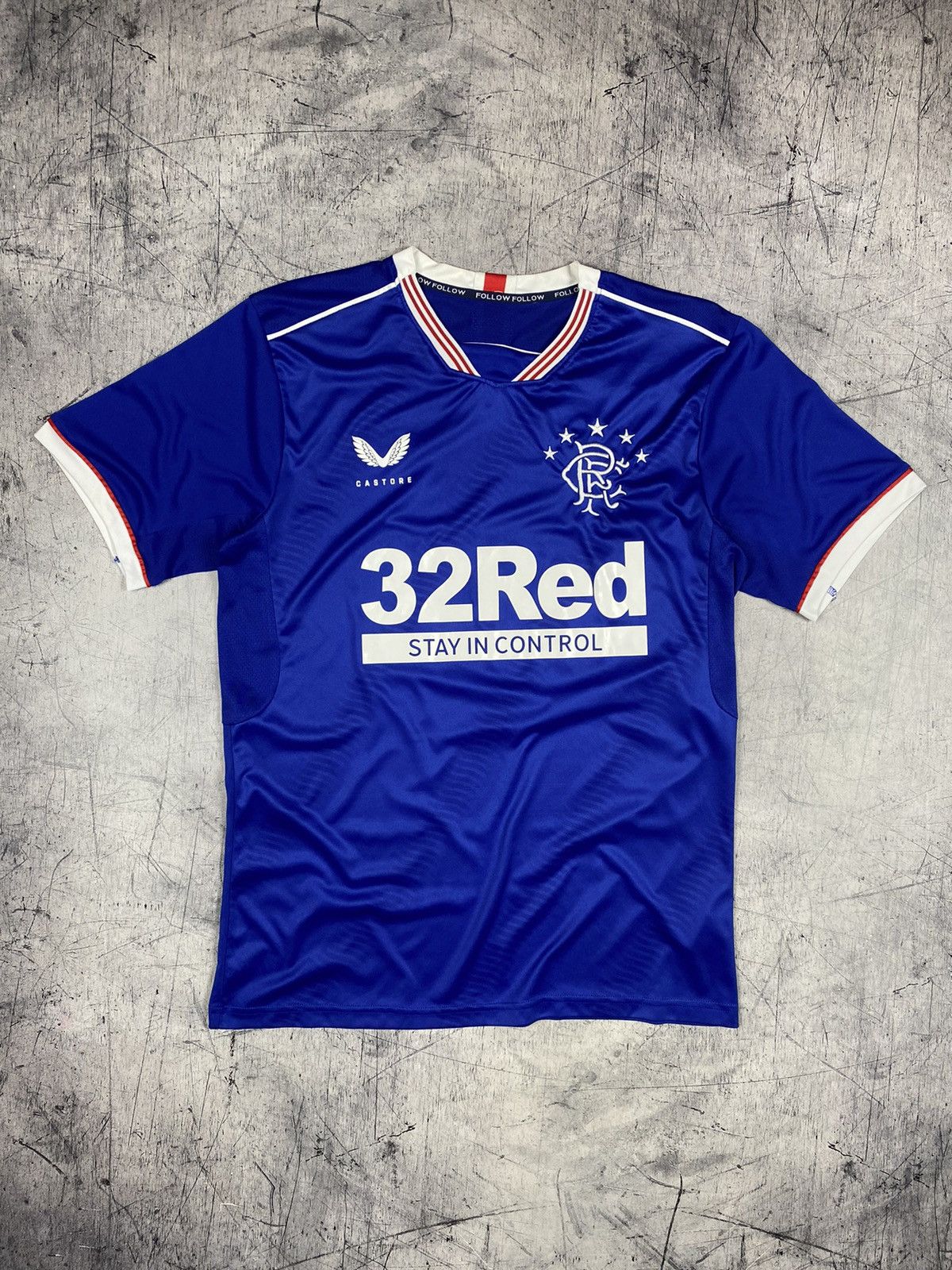 Other 2020 2021 Rangers Glasgow Castore Home Soccer Jersey Shirt Size US L / EU 52-54 / 3 - 2 Thumbnail