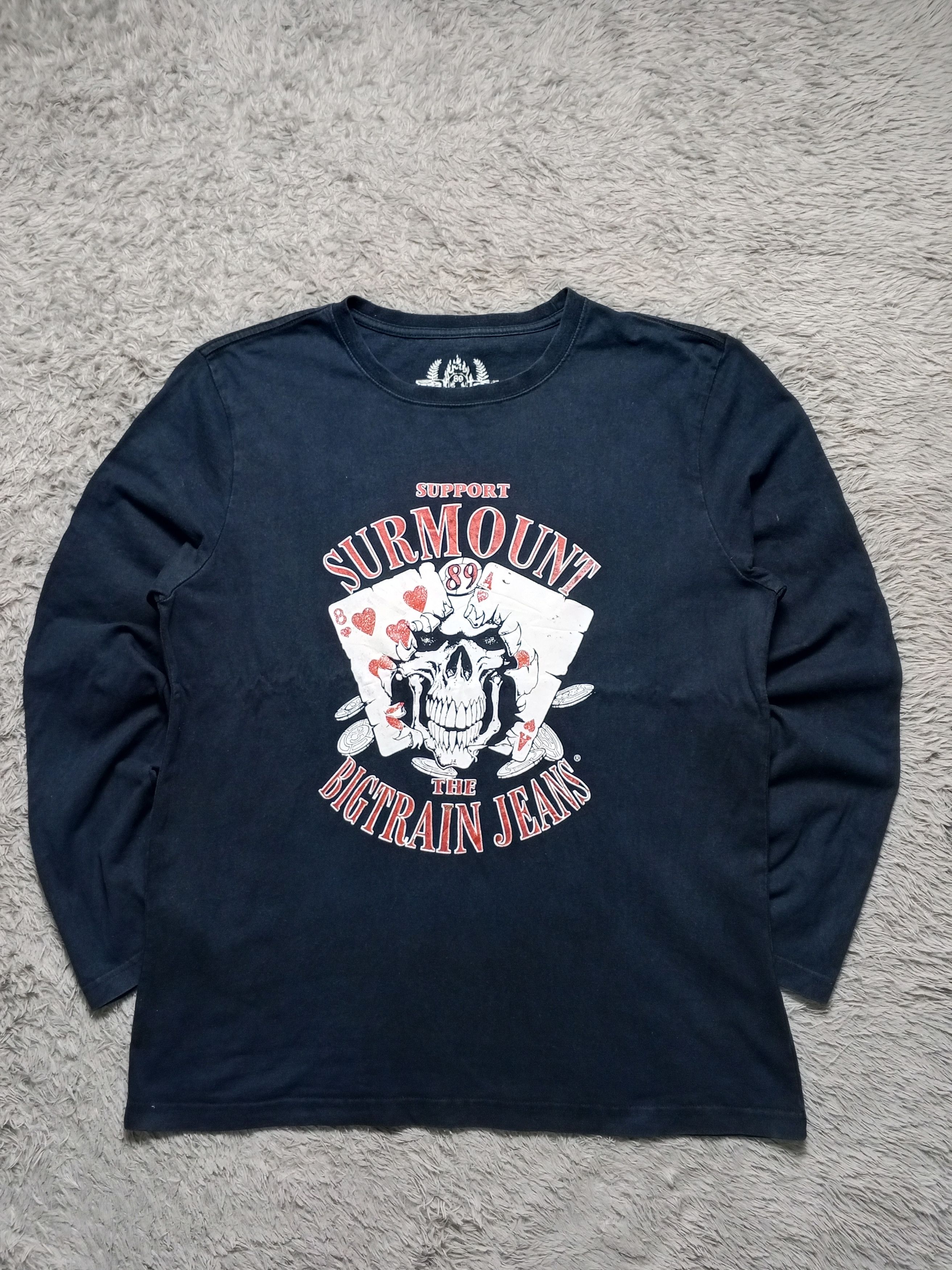 Japanese Brand Biker Vintage Japan Brand Skull Big Train Poker Motor Style Size US L / EU 52-54 / 3 - 1 Thumbnail