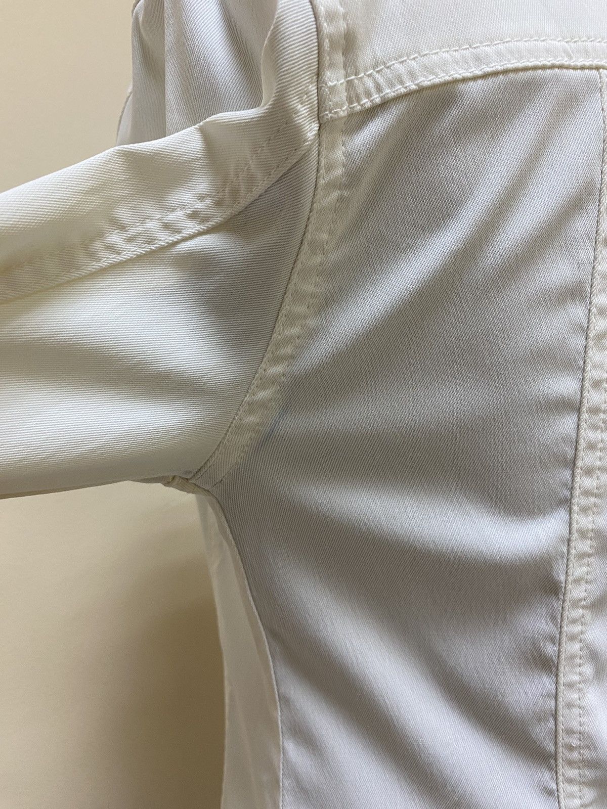 Miss Sixty Miss Sixty Womens White Denim Jacket Size M Size M / US 6-8 / IT 42-44 - 8 Thumbnail