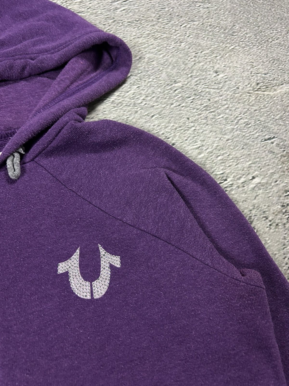True Religion True Religion vintage zip hoodie purple Rhinestones Y2K Size S / US 4 / IT 40 - 2 Thumbnail