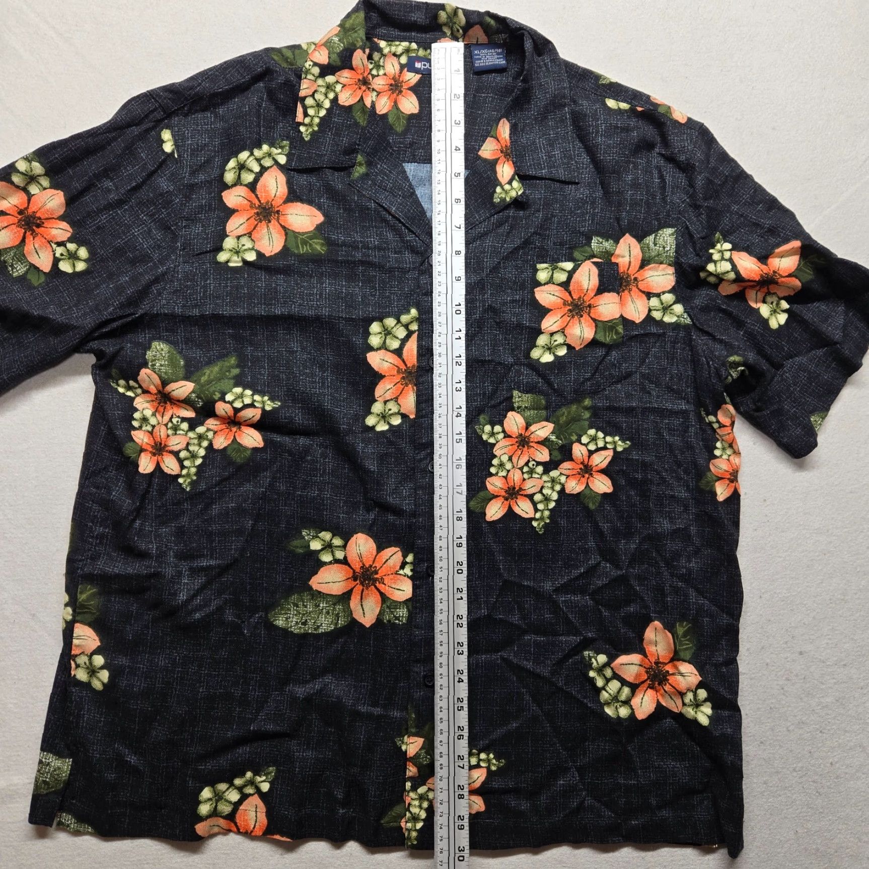 Vintage Puritan Hawaiian Shirt Mens XL Floral Button-Up Short Sleeve Aloha Size US XL / EU 56 / 4 - 6 Thumbnail