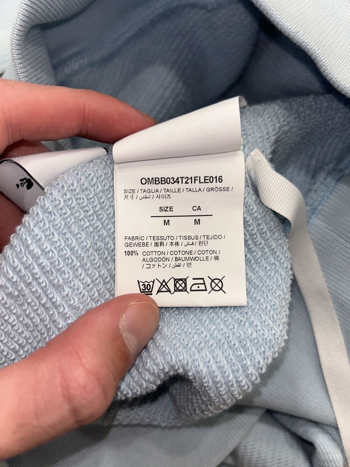 Off-White OFF WHITE PARIS RARE 1 OF 1 | 100% AUTHENTIC HOODIE | MEDIUM Size US M / EU 48-50 / 2 - 9 Thumbnail