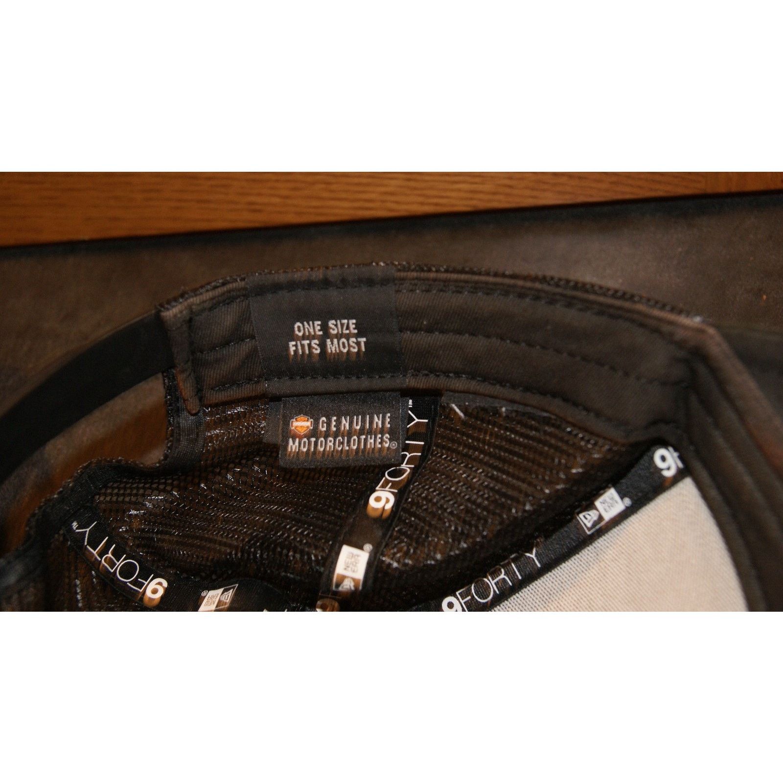 New Era HARLEY DAVIDSON Motorcycle Skull New Era Hat Cap Mesh Snap Size ONE SIZE - 8 Thumbnail