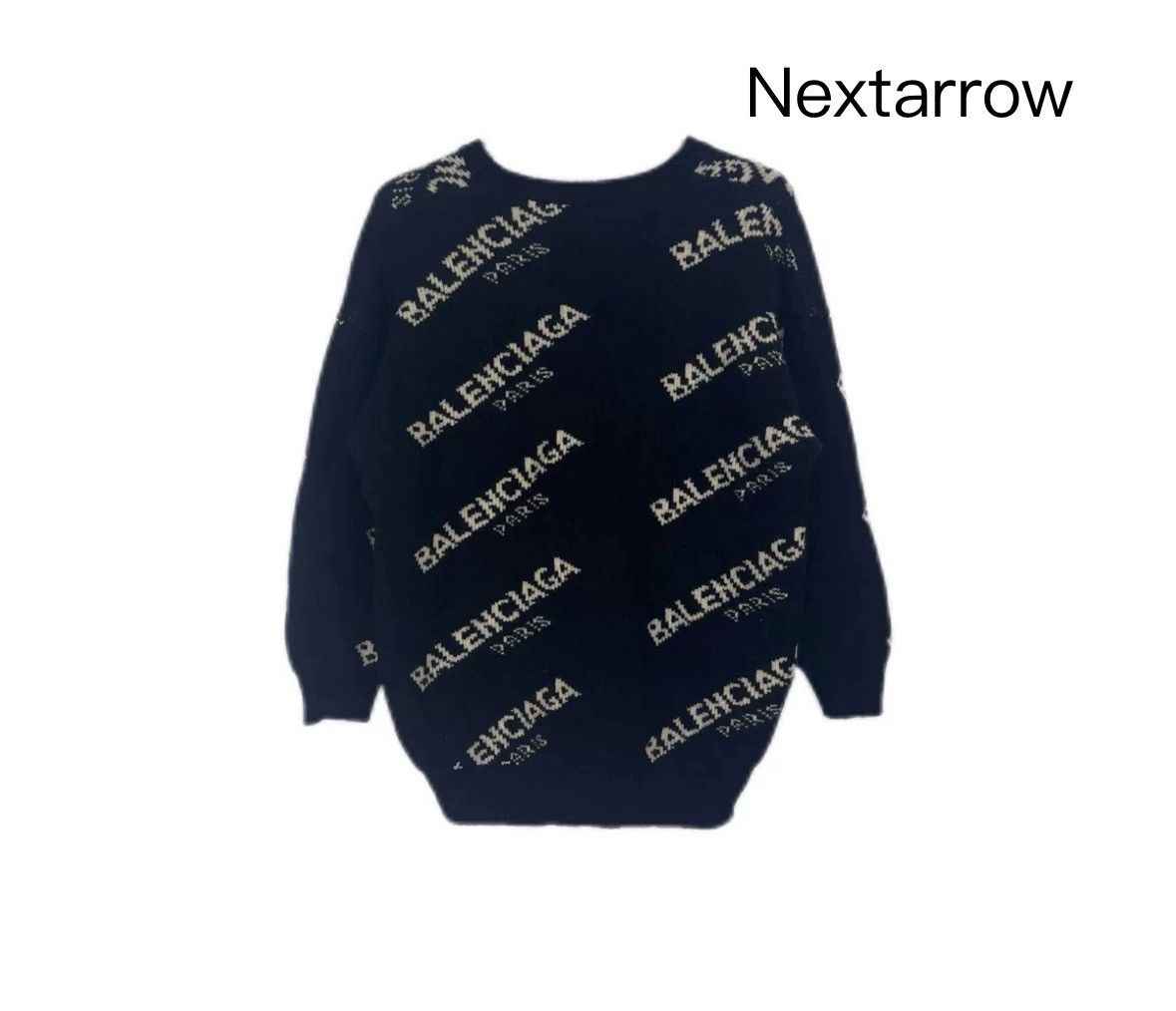 Balenciaga Balenciaga Black Long Sleeve Wool Camel Hair sweater Size US S / EU 44-46 / 1 - 2 Thumbnail