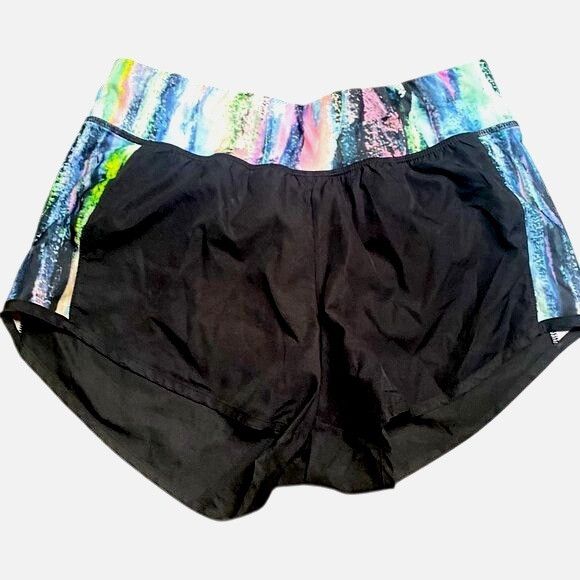 Other Active8 Black Running Shorts M Vibrant Waistband Lightweight Size 28" / US 6 / IT 42 - 1 Thumbnail