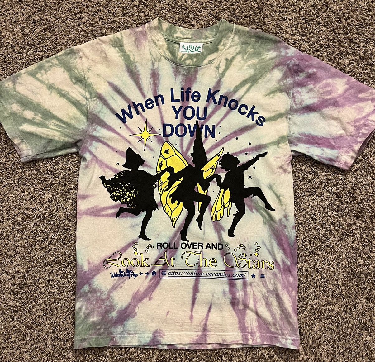 Online Ceramics Online Ceramics ‘fairy star’ tie-dye tee Size US S / EU 44-46 / 1 - 1 Thumbnail
