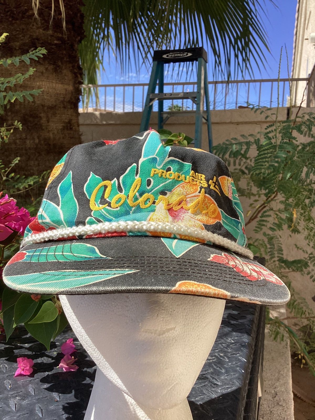 Other Vtg 90s Colorado air products floral flower AOP rope snapbck Size ONE SIZE - 1 Thumbnail