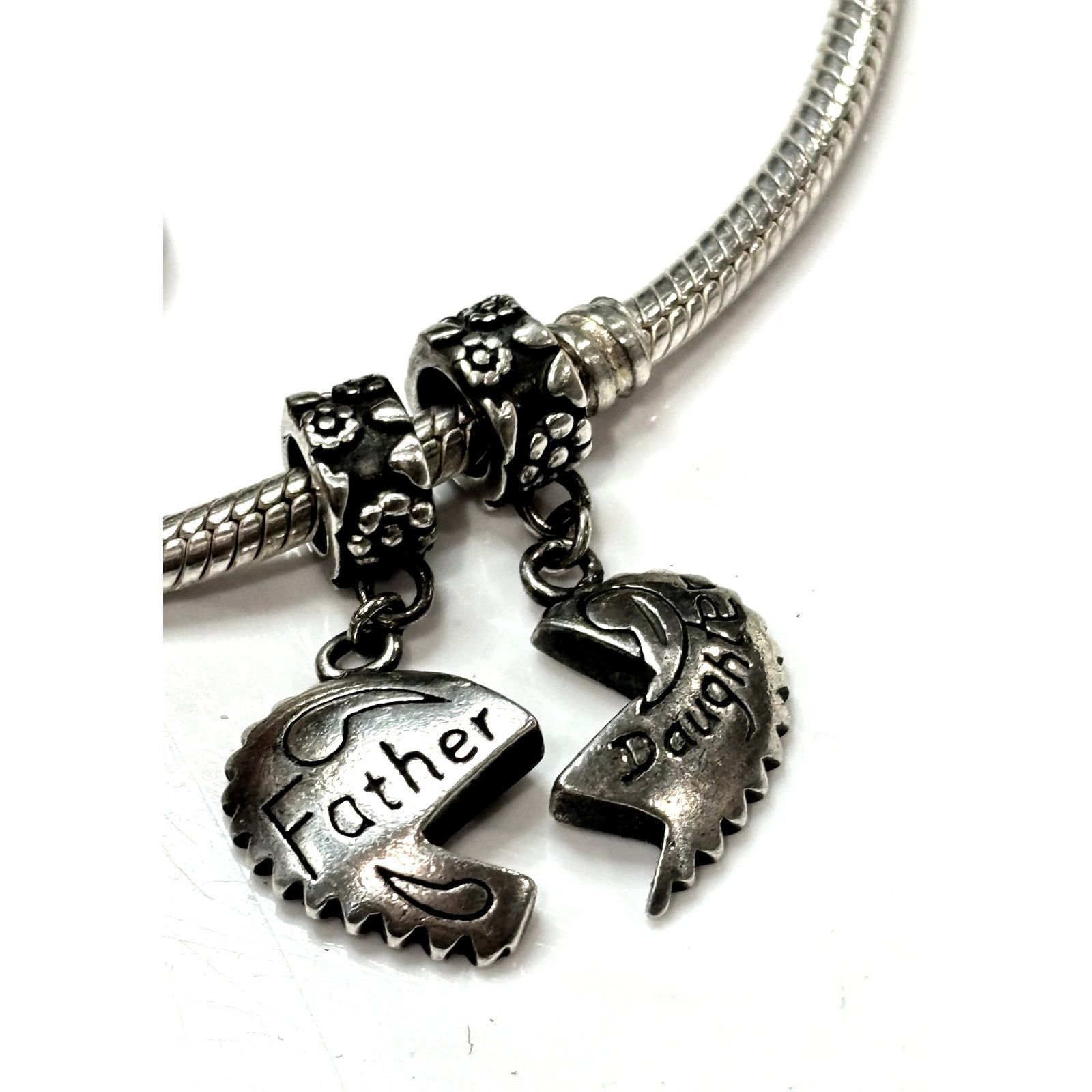Other EUROPEAN BEADS Antique Silver Father/Daughter Dangle Charm Size ONE SIZE - 1 Thumbnail