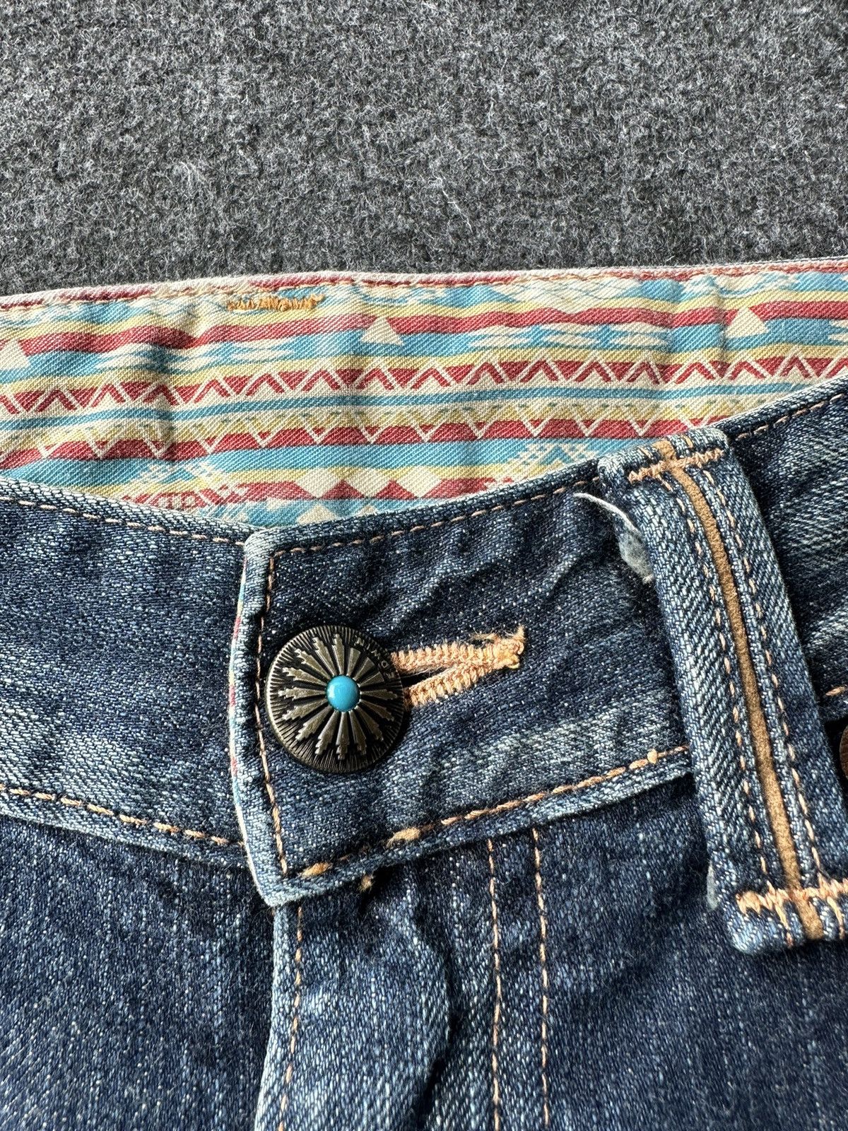 Edwin Vtg 90s Edwin Exclusive Distressed Denim 30x30 D222 Size US 30 / EU 46 - 13 Thumbnail