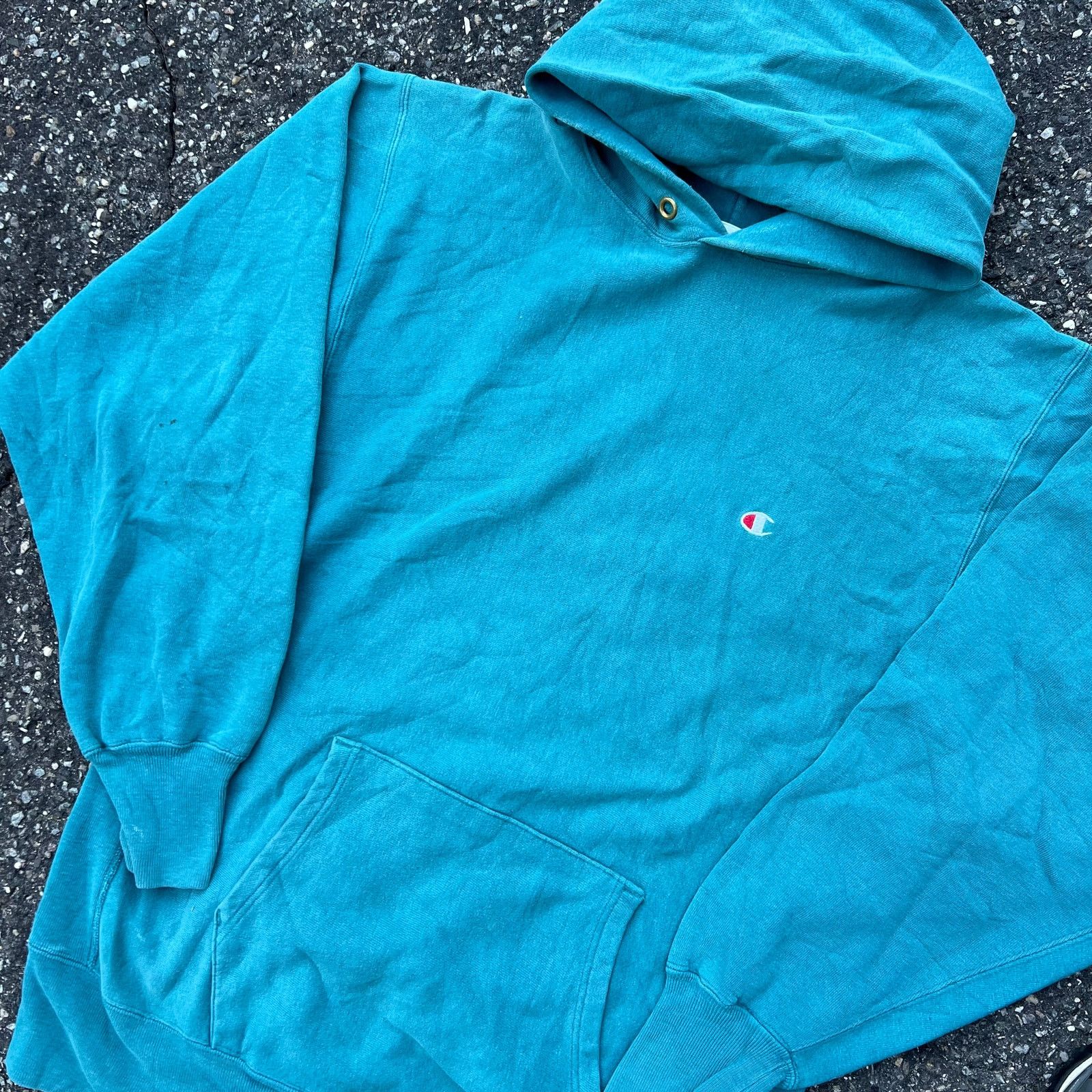 Champion × Streetwear × Vintage Vintage 90s champion teal