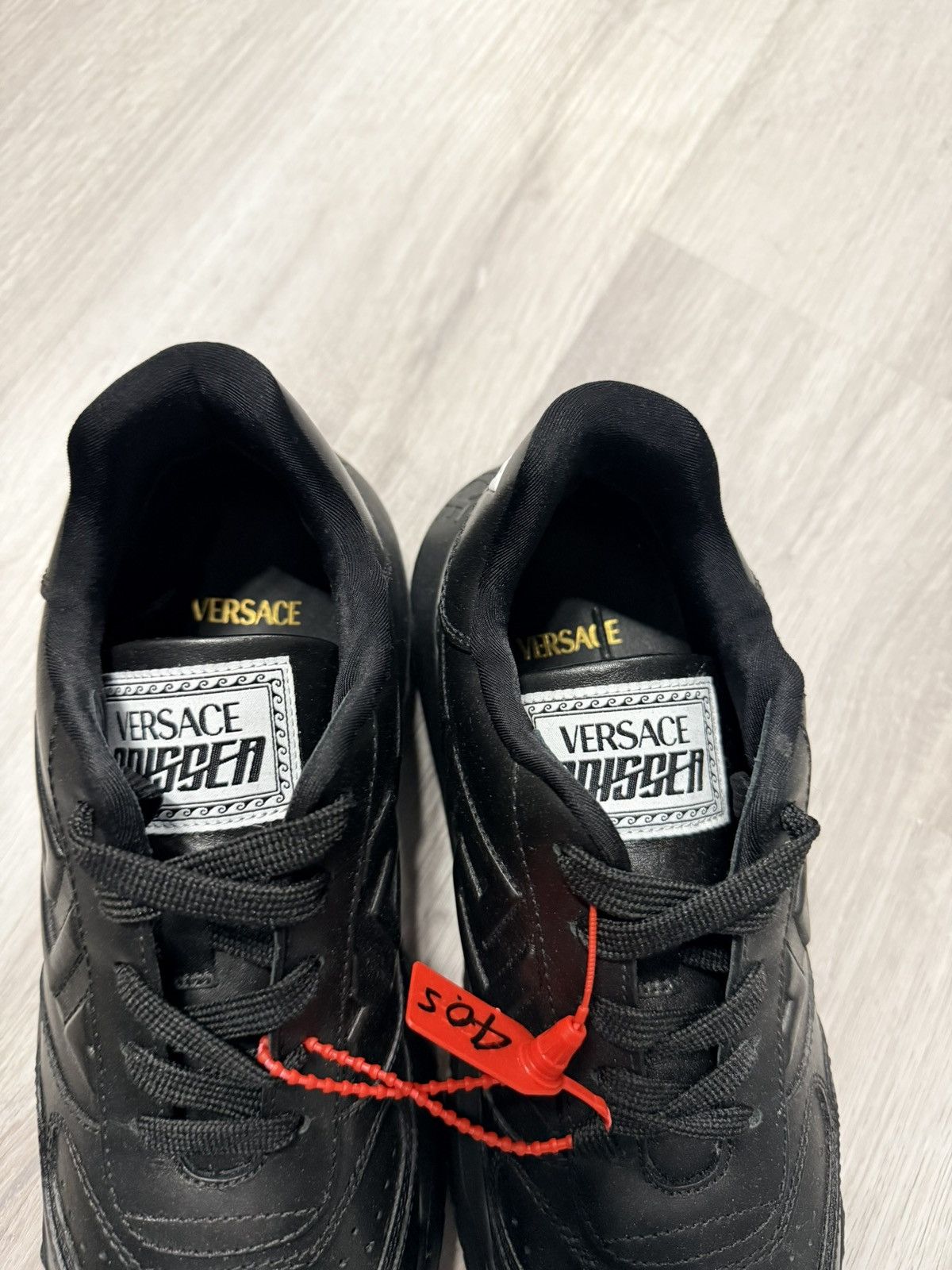 Versace Versace Greca Black Sneaker Size US 7.5 / EU 40-41 - 3 Thumbnail