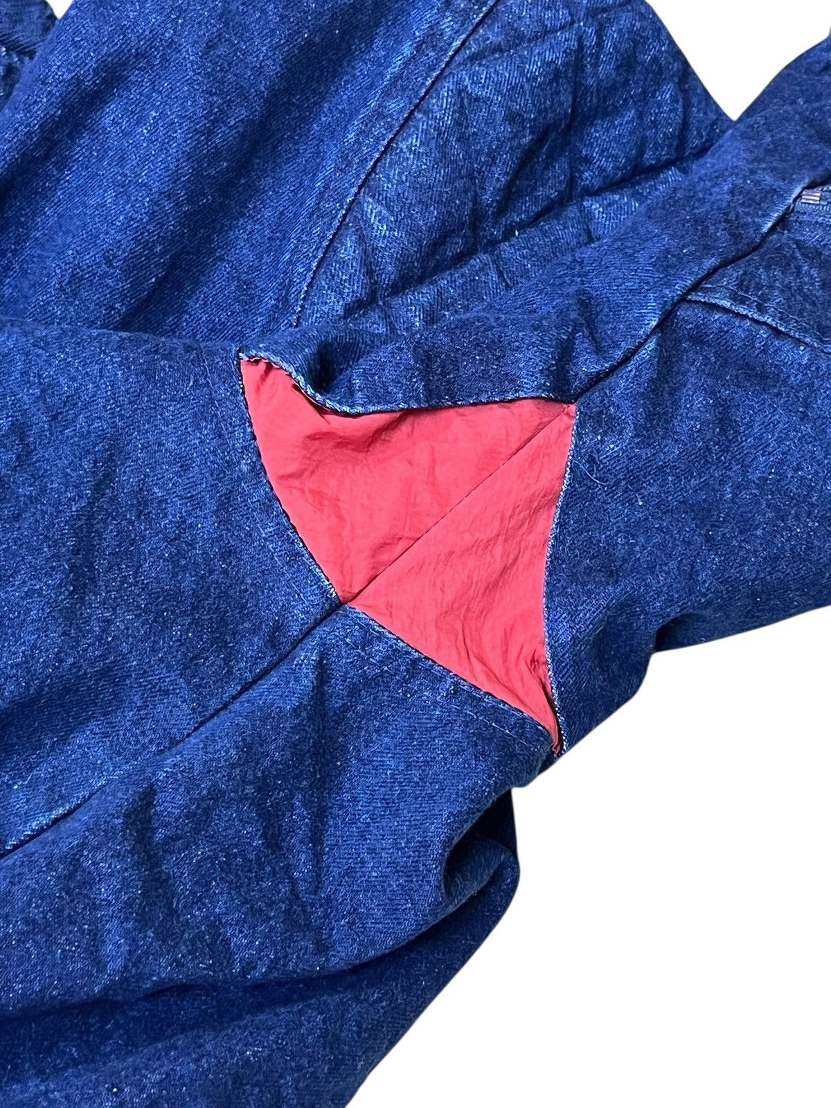 Toyo Enterprises Vintage 80s SUN VALLEY urban college boy denim bomber jacket Size US L / EU 52-54 / 3 - 14 Thumbnail