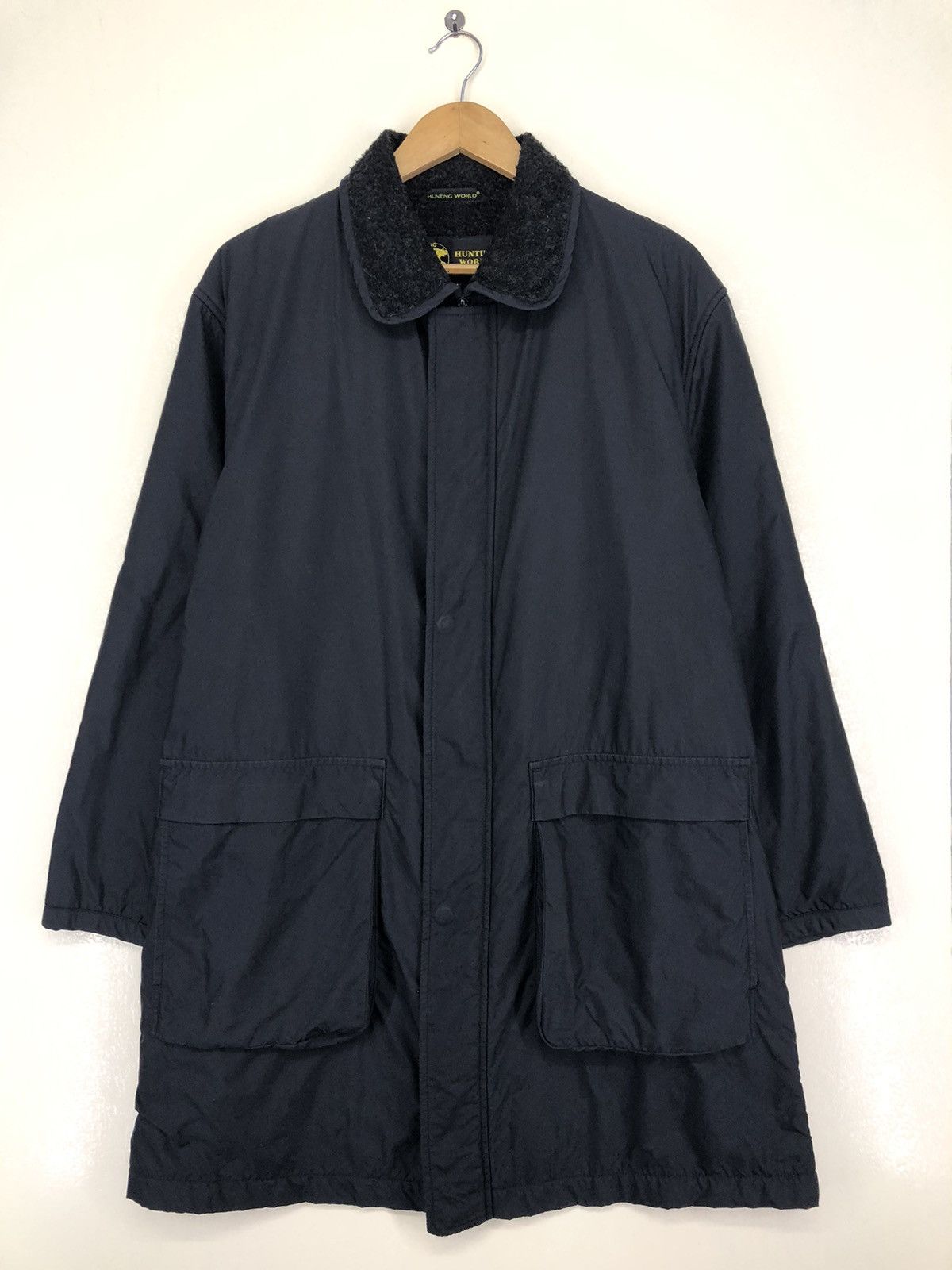 Vintage Vintage Hunting World Mohair Linen Parka Long Jacket Size US M / EU 48-50 / 2 - 1 Thumbnail
