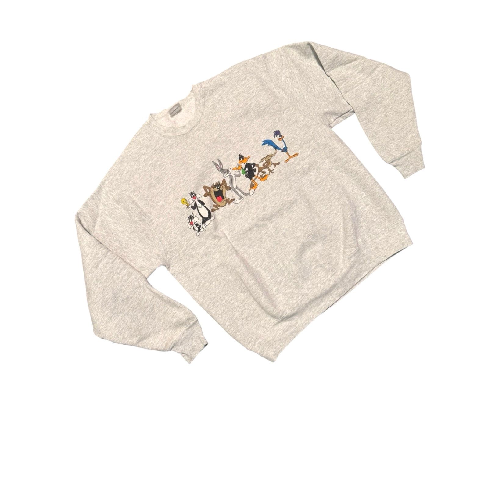 Vintage VINTAGE Acme Looney Tunes Crewneck Sweatshirt Gray M/L Bugs, Daffy Sweatshirt, Unisex Adults, 1991, 90s Cartoon Size US M / EU 48-50 / 2 - 2 Thumbnail