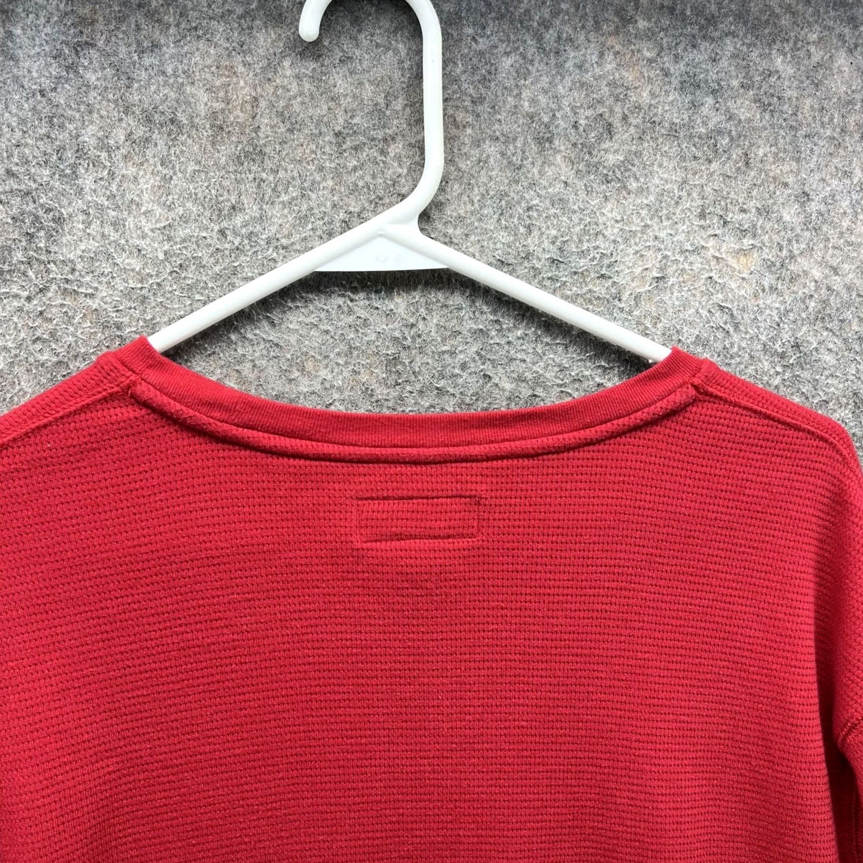 Polo Ralph Lauren Polo Ralph Lauren Shirt Mens XL Red Waffle Knit Sleepwear Thermal Long Sleeve Size US XL / EU 56 / 4 - 6 Thumbnail