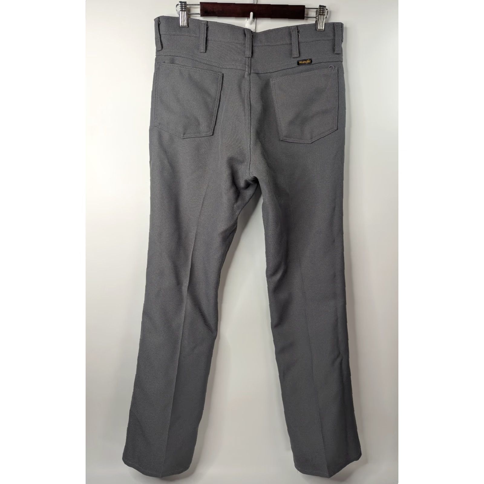 Wrangler VTG Wrangler Pants Mens 38x32 Gray Bootcut Wrangler 82GY USA Made Cowboy 90s Casual Workwear Dress Pants Mens Size US 34 / EU 50 - 4 Thumbnail