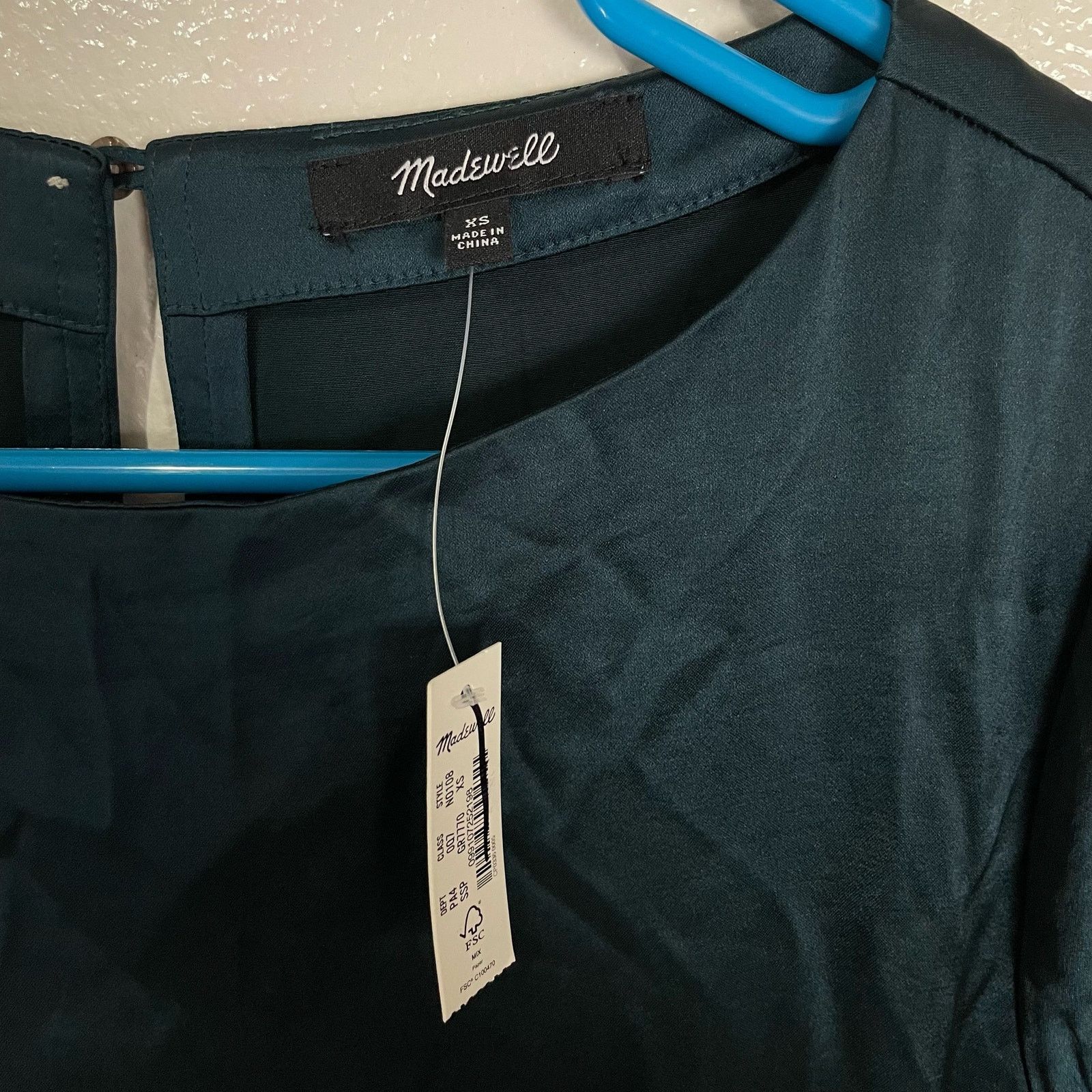 Madewell Madewell Satin Shift Chic Sleek Mini Dress US Women's XS Size XS / US 0-2 / IT 36-38 - 3 Thumbnail