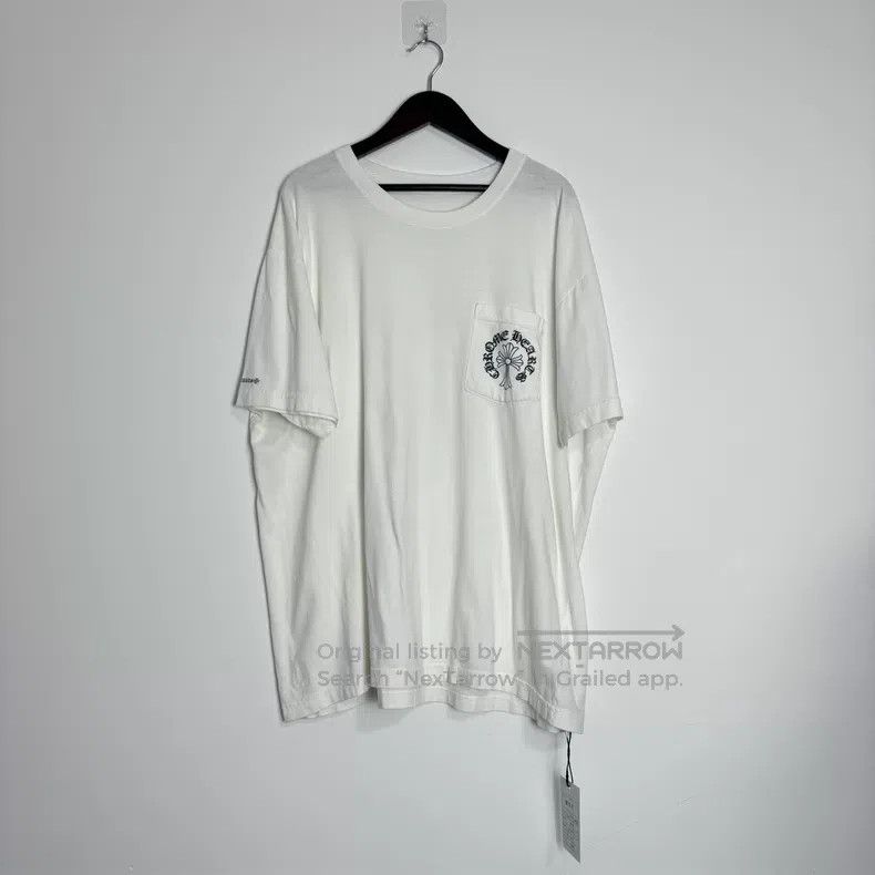 Chrome Hearts CHROME HEARTS Size XL White cruciferous short-sleeve shirt Size US XL / EU 56 / 4 - 1 Thumbnail
