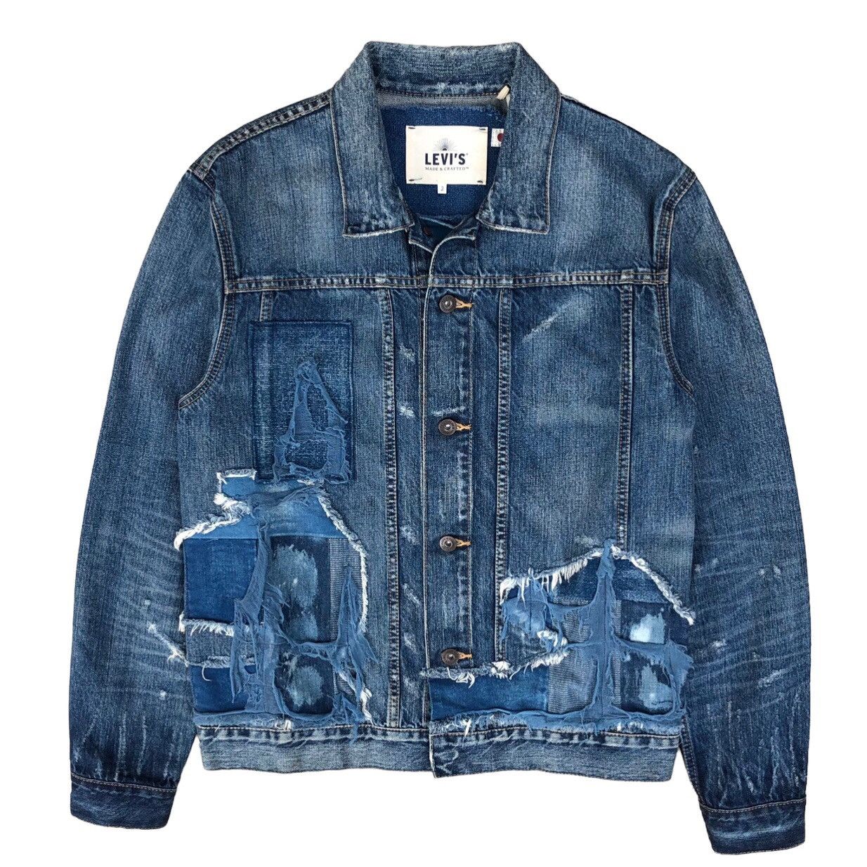 Levi's Made & Crafted Levis Made & Crafted Type IV Trucker Boro Made In Japan 🇯🇵 Size US M / EU 48-50 / 2 - 3 Thumbnail