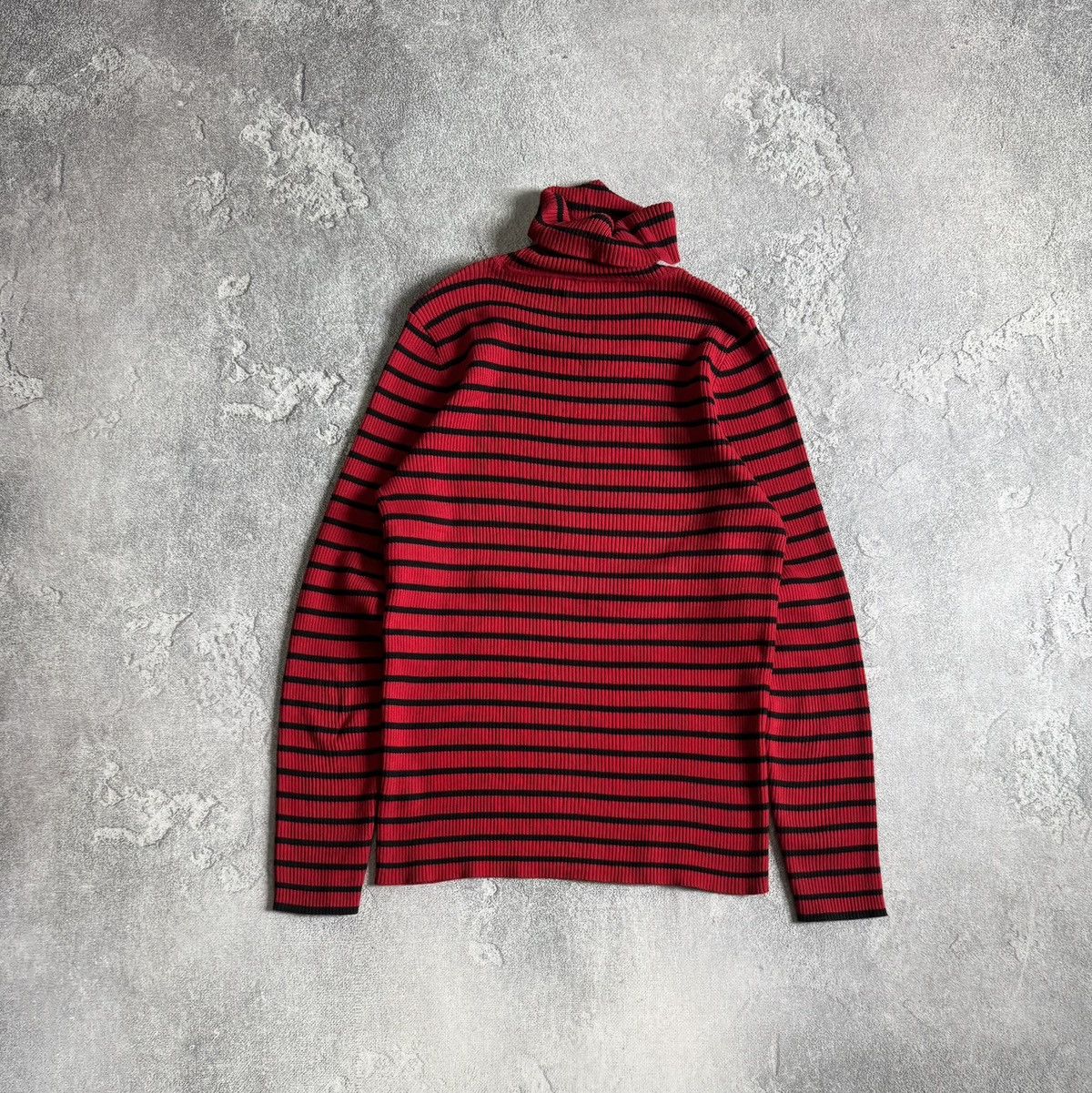 Lauren Ralph Lauren Lauren Ralph Lauren L/size striped turtleneck sweater Size L / US 10 / IT 46 - 11 Thumbnail