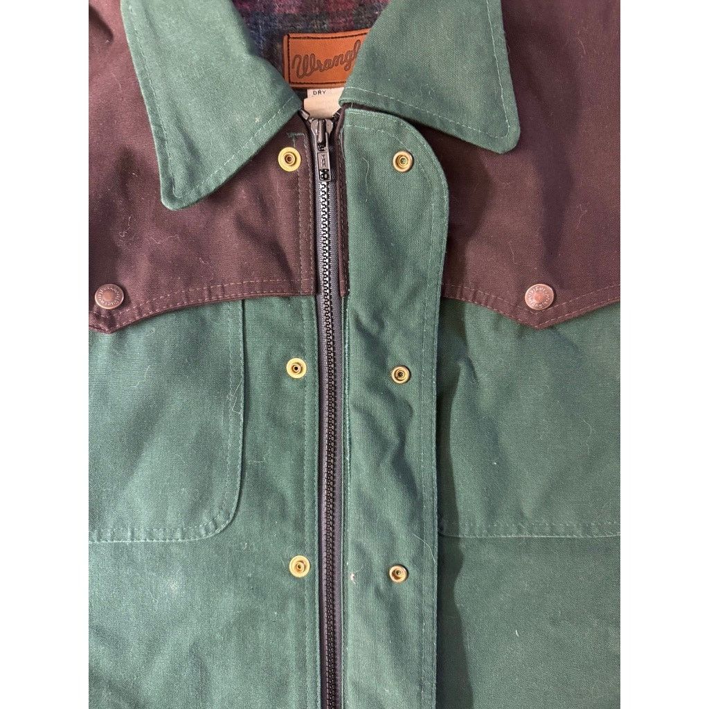 Wrangler Wrangler - 1980s - Blanket-Lined Work Jacket - Green - S Size US L / EU 52-54 / 3 - 6 Thumbnail