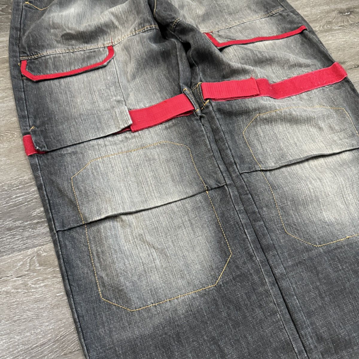 JNCO × Southpole × Vintage Vintage Y2K Godbody baggy Southpole MF+G style black jeans Size US 34 / EU 50 - 3 Thumbnail
