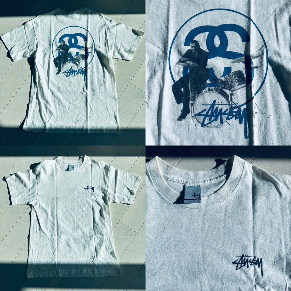 Stussy 4 pcs vintage 90s STUSSY L tee set NYC SOHO EXCLUSIVE Size US L / EU 52-54 / 3 - 7 Thumbnail