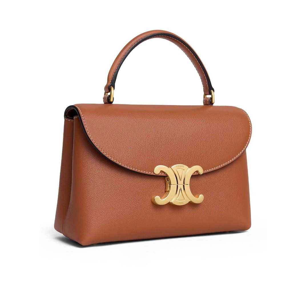 Celine CELINE Teen Nino $3450 Tan Leather Top handle Bag New Size ONE SIZE - 2 Thumbnail