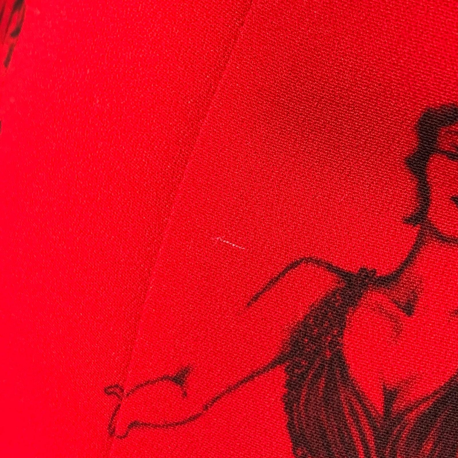 Moschino Size 6 Red Black Viscose Blend Figures Bow Cocktail Dress Size M / US 6-8 / IT 42-44 - 7 Thumbnail