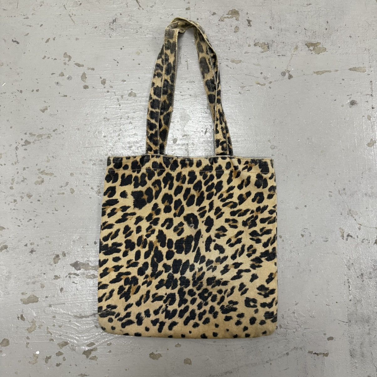 Trussardi Authentic Trussardi Made In Italy Canvas Leopard Tote Bag Size ONE SIZE - 2 Thumbnail