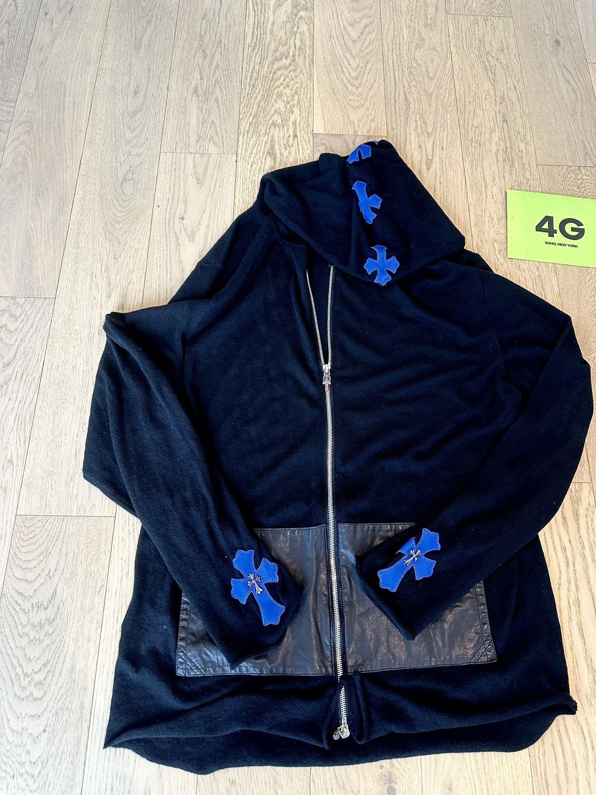 Chrome Hearts CHROME HEARTS 1:1 CROSS PATCH HOODIE L XL Size US L / EU 52-54 / 3 - 5 Thumbnail