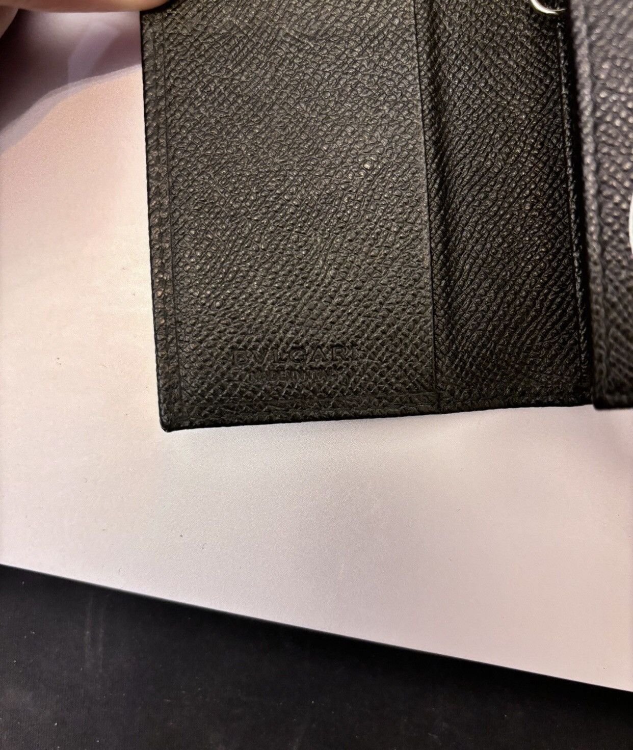 Bvlgari × Fragment Design Bvlgari x Fragment Design Leather Key Case 2412-Nextarrow Size ONE SIZE - 5 Thumbnail