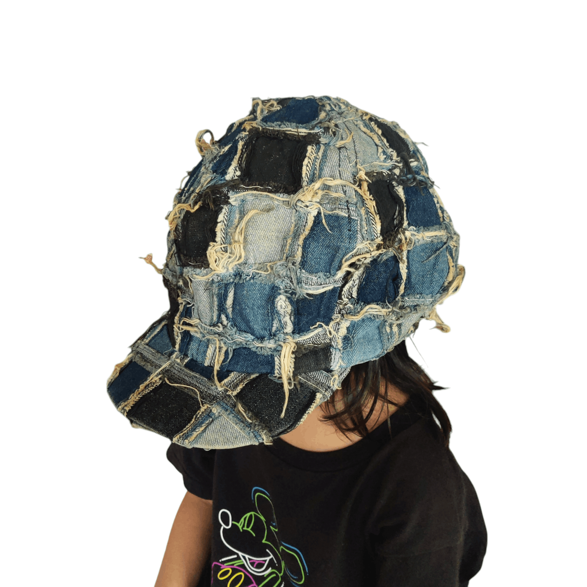 Japanese Brand Japanese brand sashiko boro denim patch cap Size ONE SIZE - 2 Thumbnail