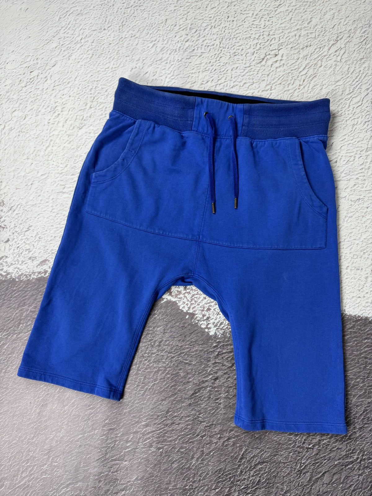 Helmut Lang HELMUT LANG Cargo Sweat Shorts Mens Size M Blue Drawstrings Size US 32 / EU 48 - 3 Thumbnail