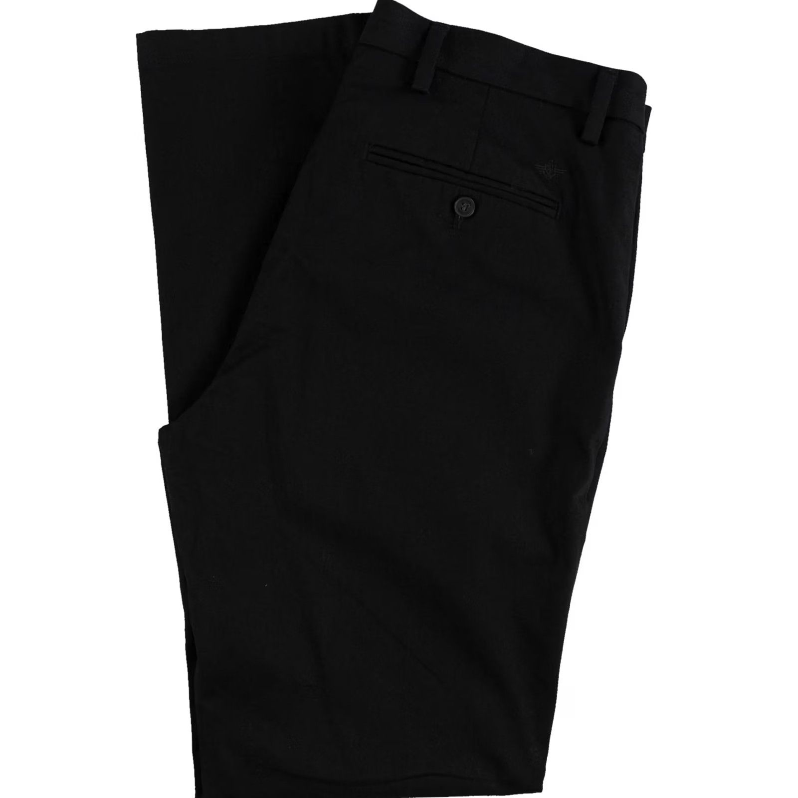 Dockers Dockers Mens Signature Tapered Slim Khakis Casual Pants Black 34W x 34L Size US 34 / EU 50 - 2 Thumbnail