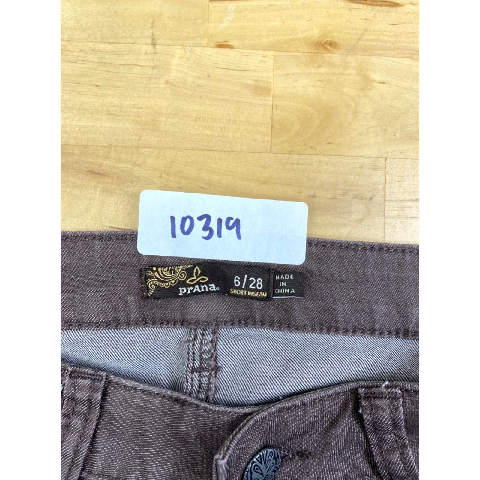 Prana prAna Kayla Jeans Womens 6 Regular 28in Inseam Brown Skinny Stretch Pockets Casual Denim Jeans 10319 Size 28" / US 6 / IT 42 - 4 Thumbnail